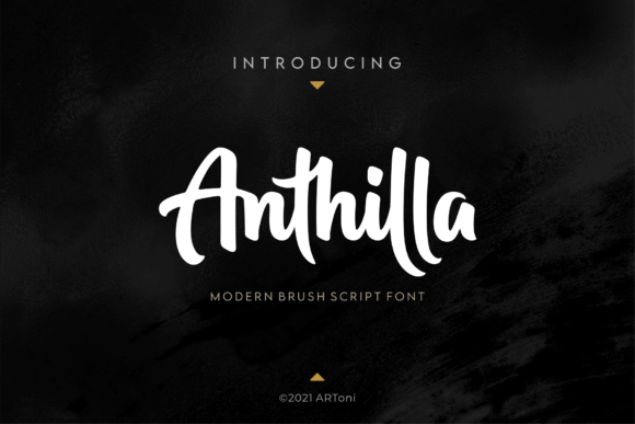 Anthilla: Redefining Digital Typography with Bold Brush Dynamics