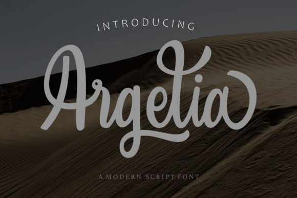 Argelia: Elegant Brush Script for Modern Design