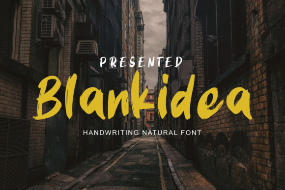 Blankidea: Evaluating the Versatility of a Brushed Handwritten Font for Modern Design