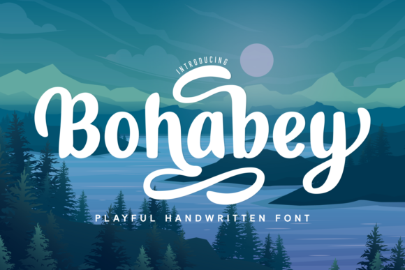 Bohabey: A Playful Handwritten Font for Creators