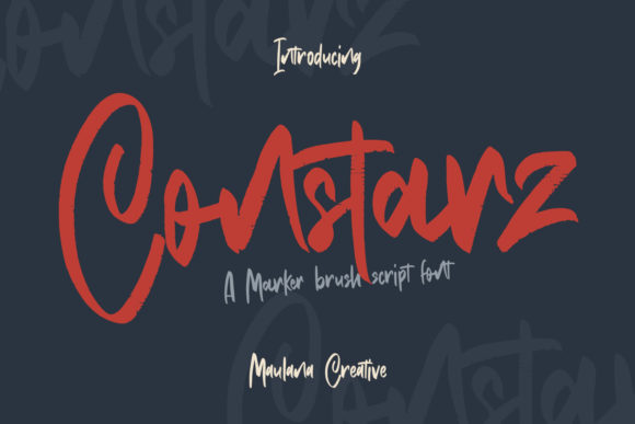 Constarz: The Bold Brush Script Redefining Modern Visual Identity