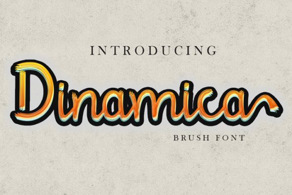 Dinamica: Elevate Design with Balanced Handwritten Style