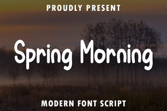 Embracing the Elegance of Spring Morning in Modern Typography