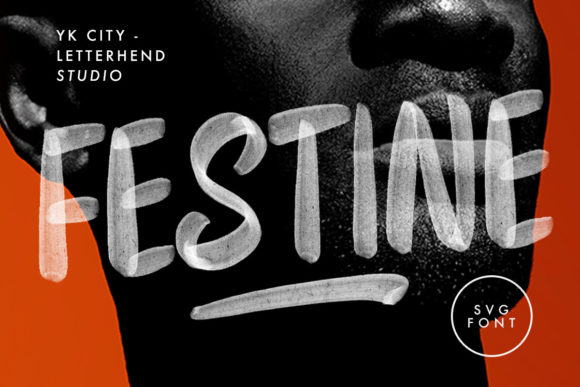 Festine: Elevating Modern Design with a Brushed, Neat Display Font