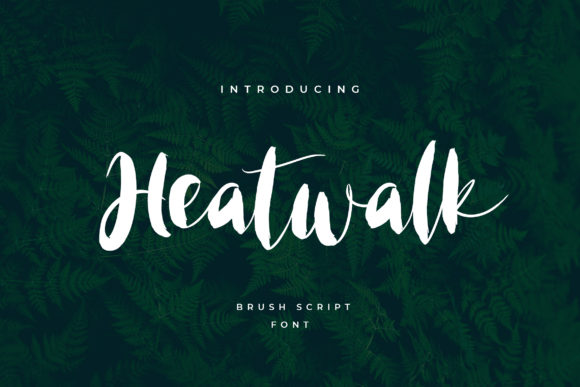 Heatwalk: Stylish Script Font