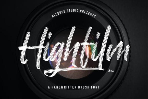 Highfilm: Elevating Digital Design with Brushed Script Typography