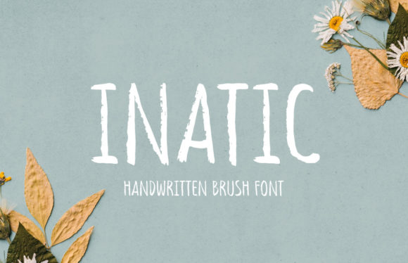 Inatic: Elevating Design with a Cute Brushed Handwritten Aesthetic