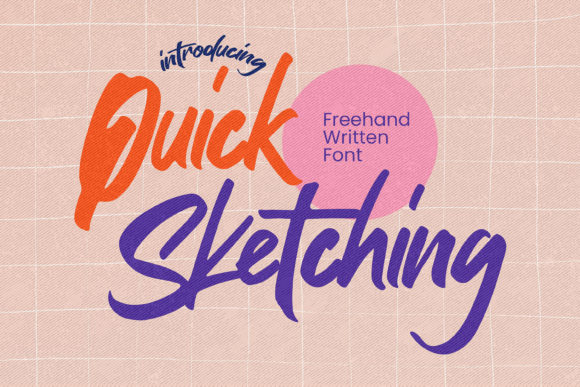 Quick Sketching: Evaluating a Handwritten Font for Urban and Athletic Design