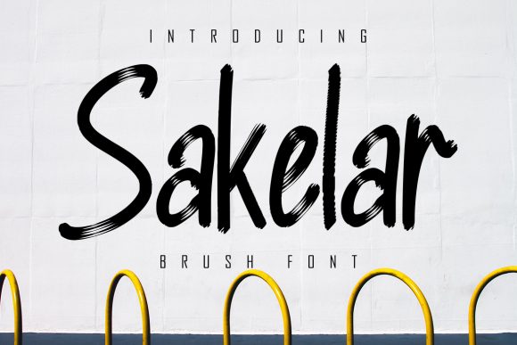 Sakelar: Elevating Your Design Projects with a Distinctive Brushed Display Font