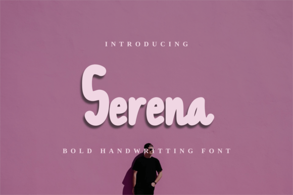 Serena: Elevating Visual Identity with a Balanced Paint Brushed Script