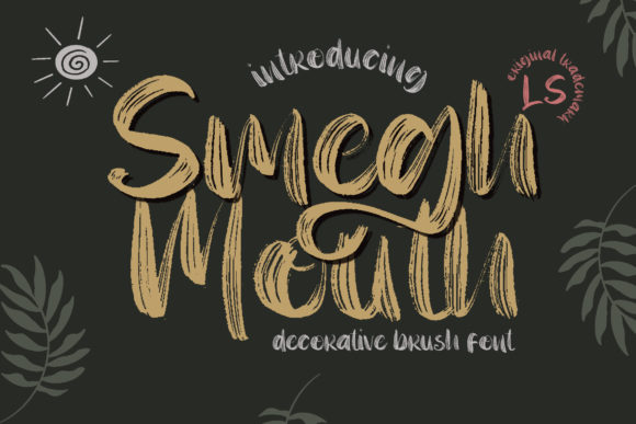 Smegh Mouth: Elevating Design with Brushed Paint Typography