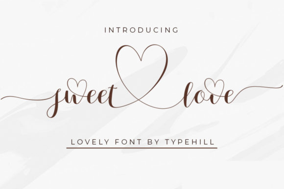Sweet Love: A Beautiful Hand-Brushed Cursive Font
