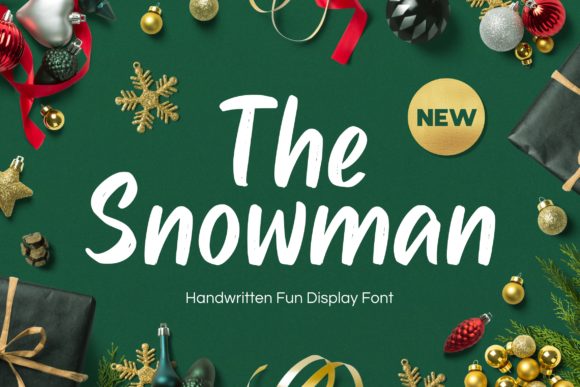 The Snowman Font: Bringing Handwritten Charm to Your Creative Projects