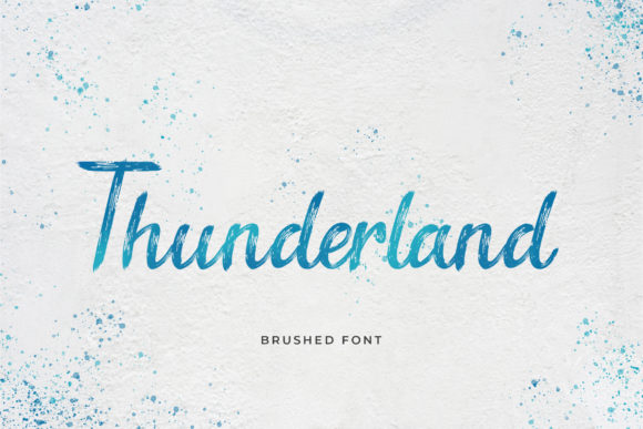 Thunderland Font: Evaluating a Delicate Brushed Handwritten Style for Modern Design