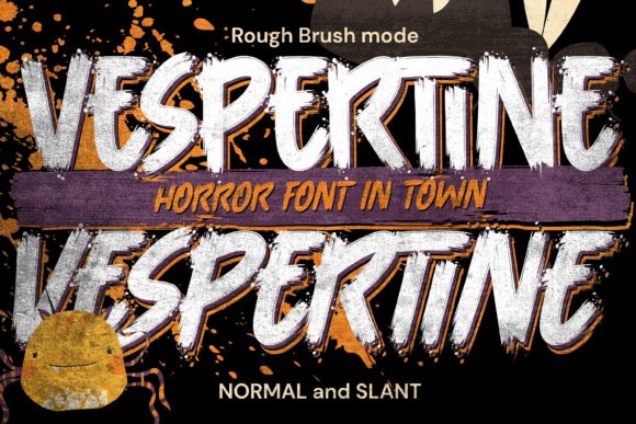 Vespertine: Elevating Your Designs with a Brushed Display Font